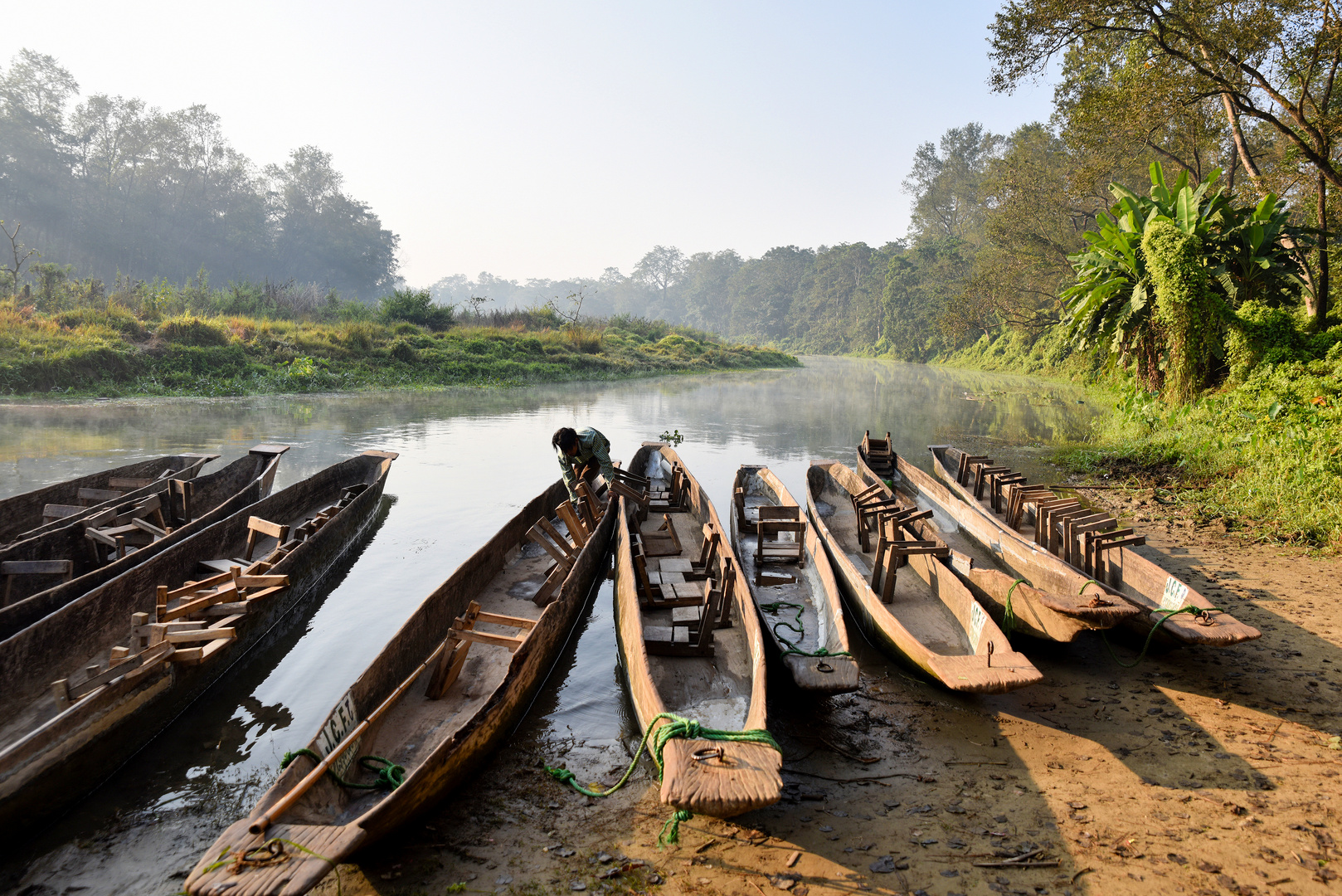 Morgens am Rapti-Fluss 01