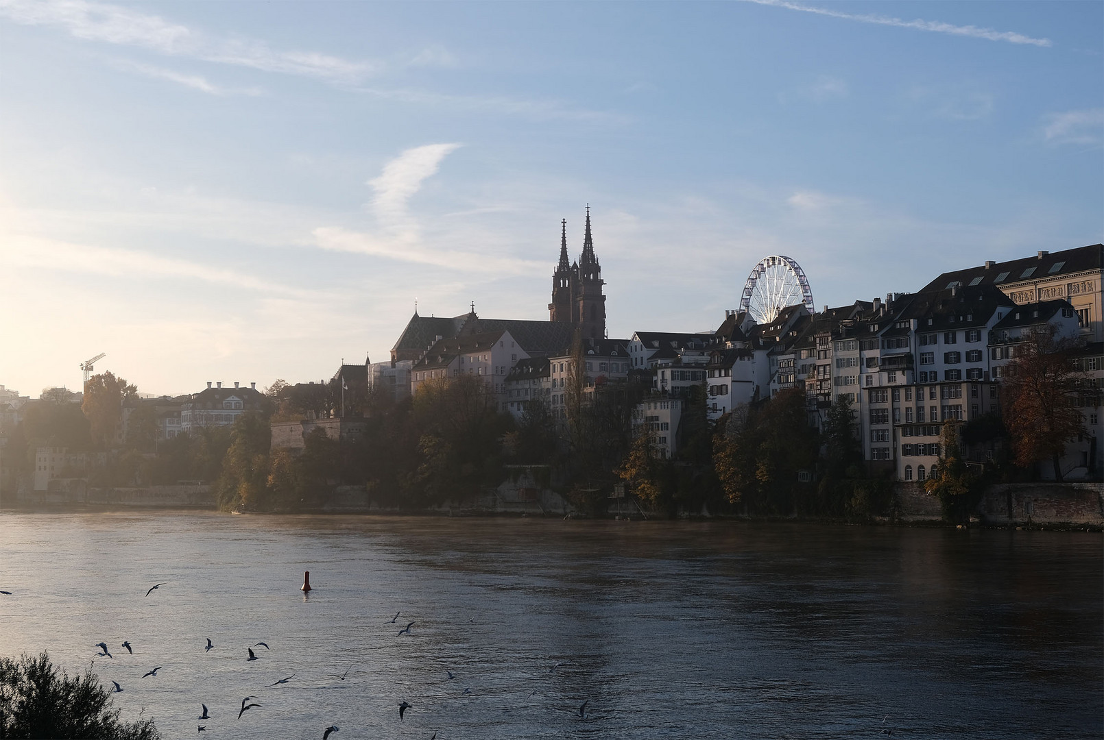 Morgens am Rhein