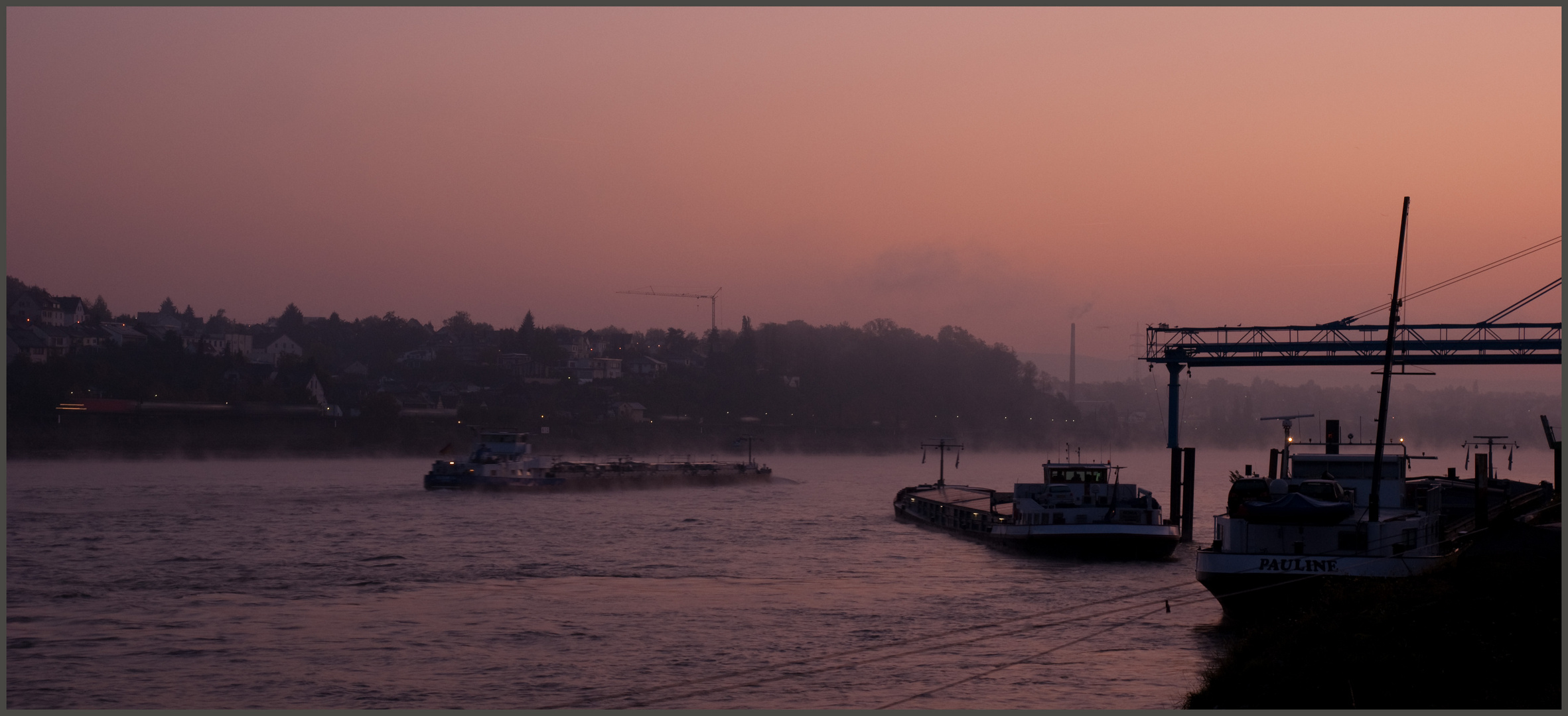 Morgens am Rhein