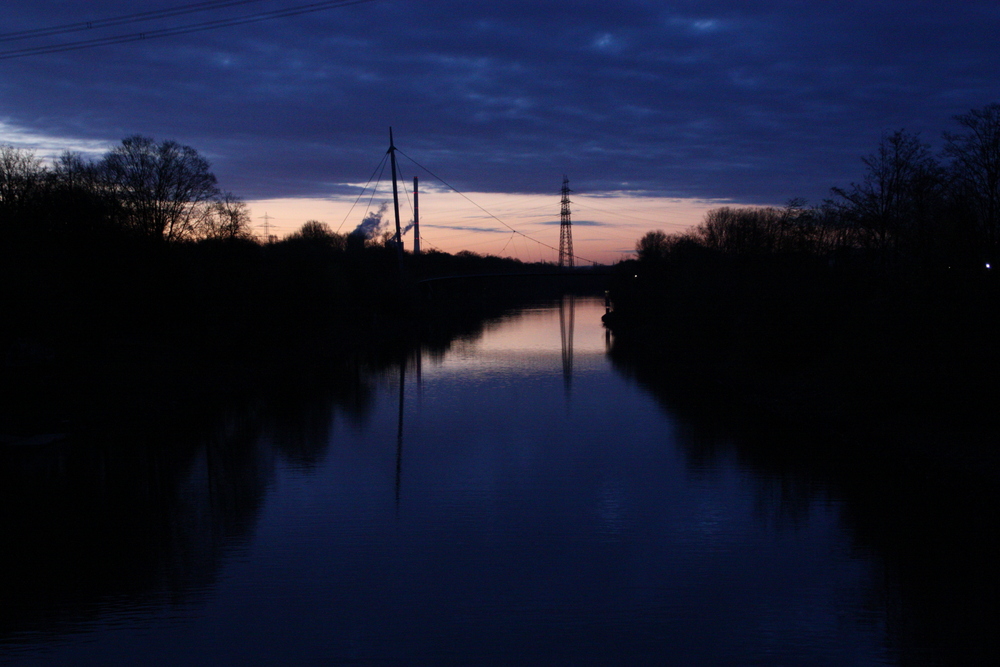 Morgens am Rhein-Herne-Kanal