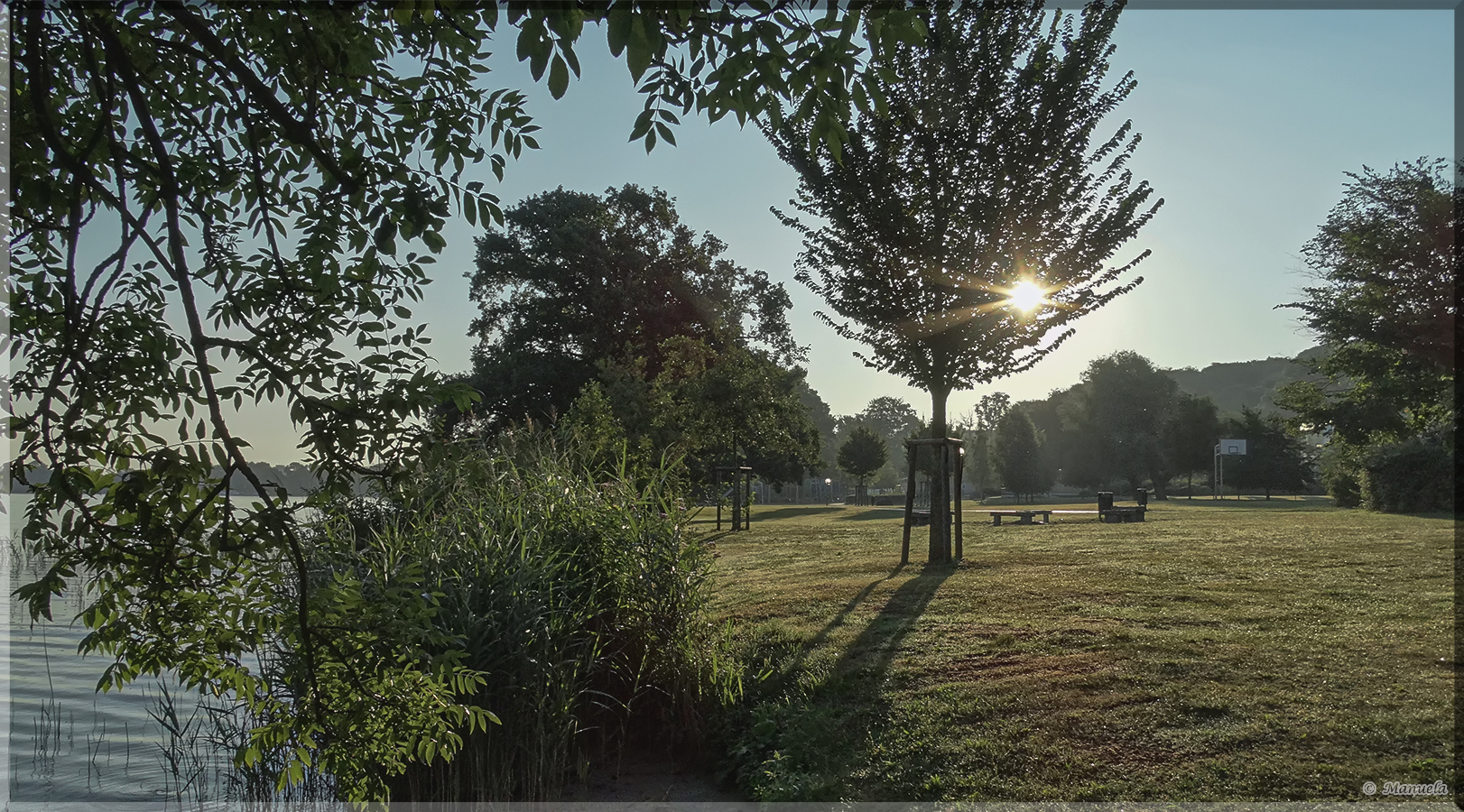 Morgens am See