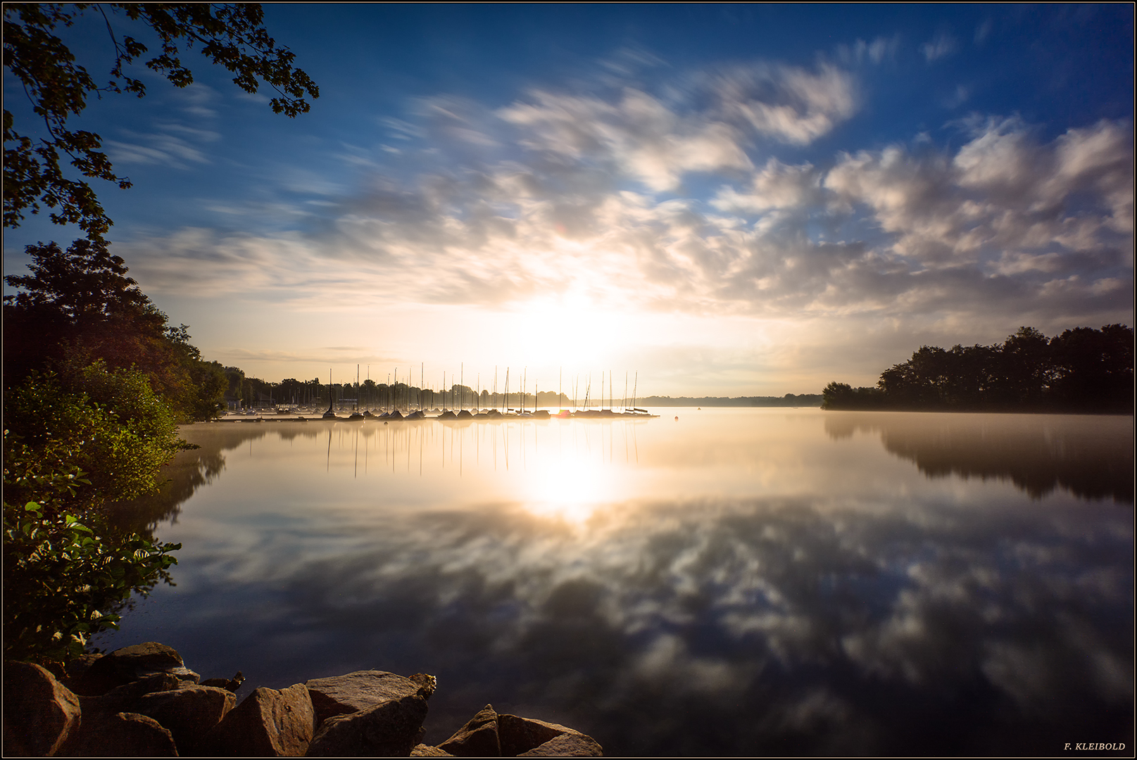 Morgens am See