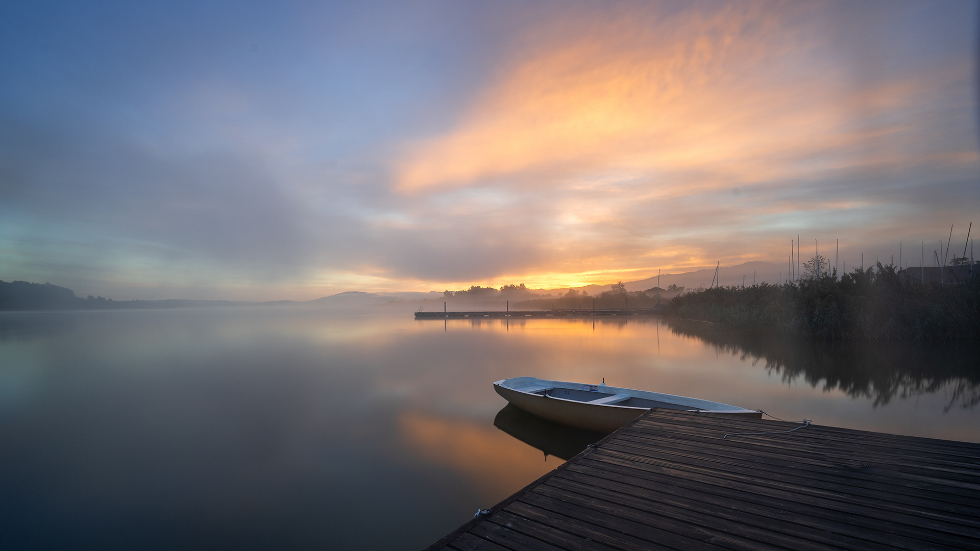 morgens am See