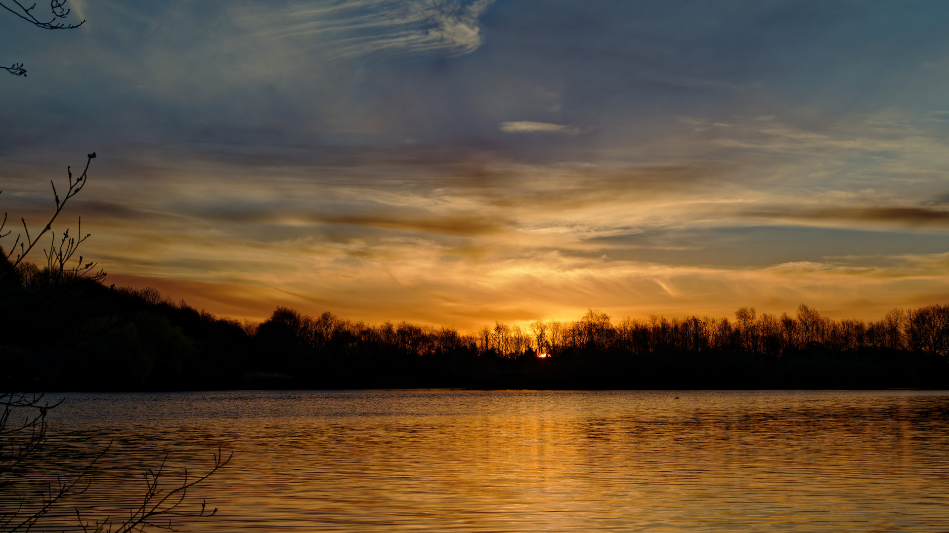 Morgens am See