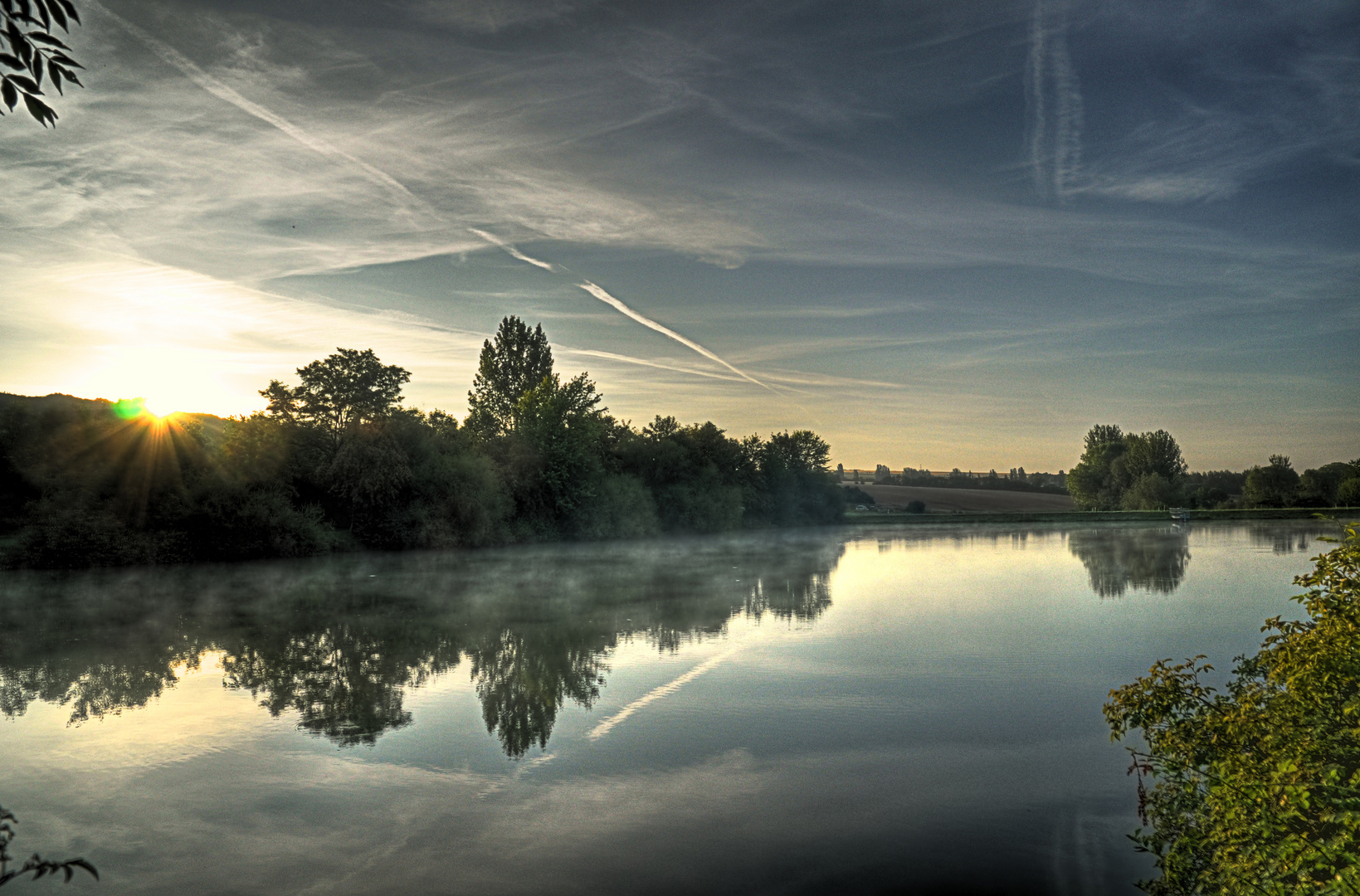 Morgens am See