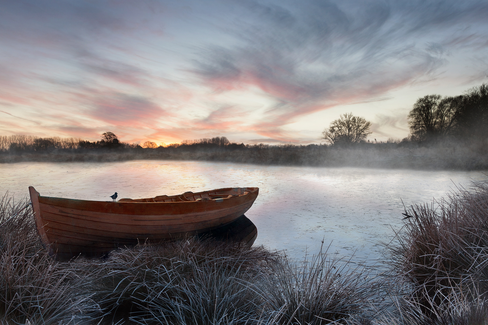 Morgens am See