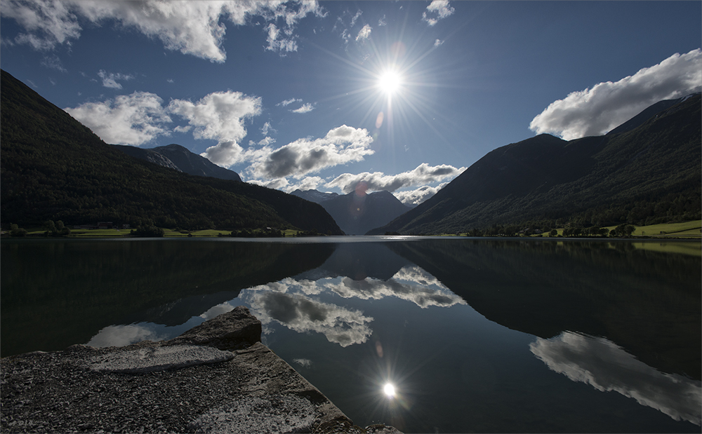 morgens am See