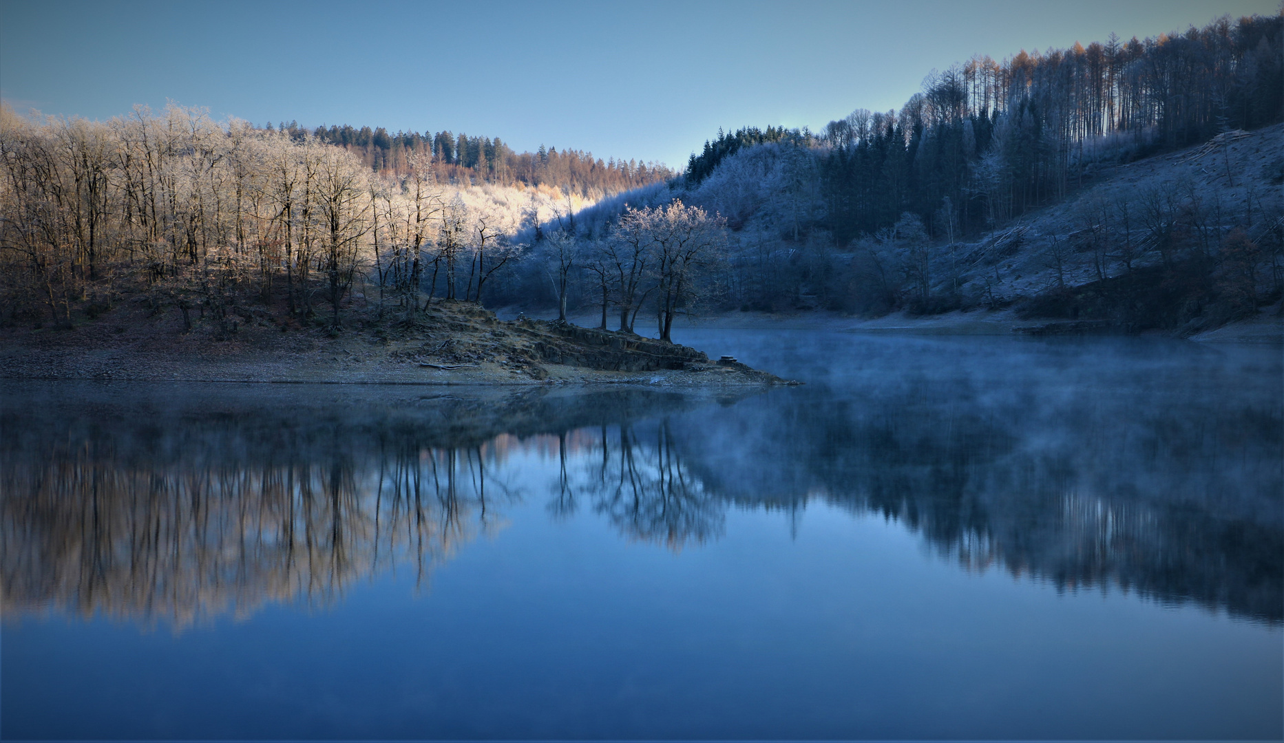 morgens am See