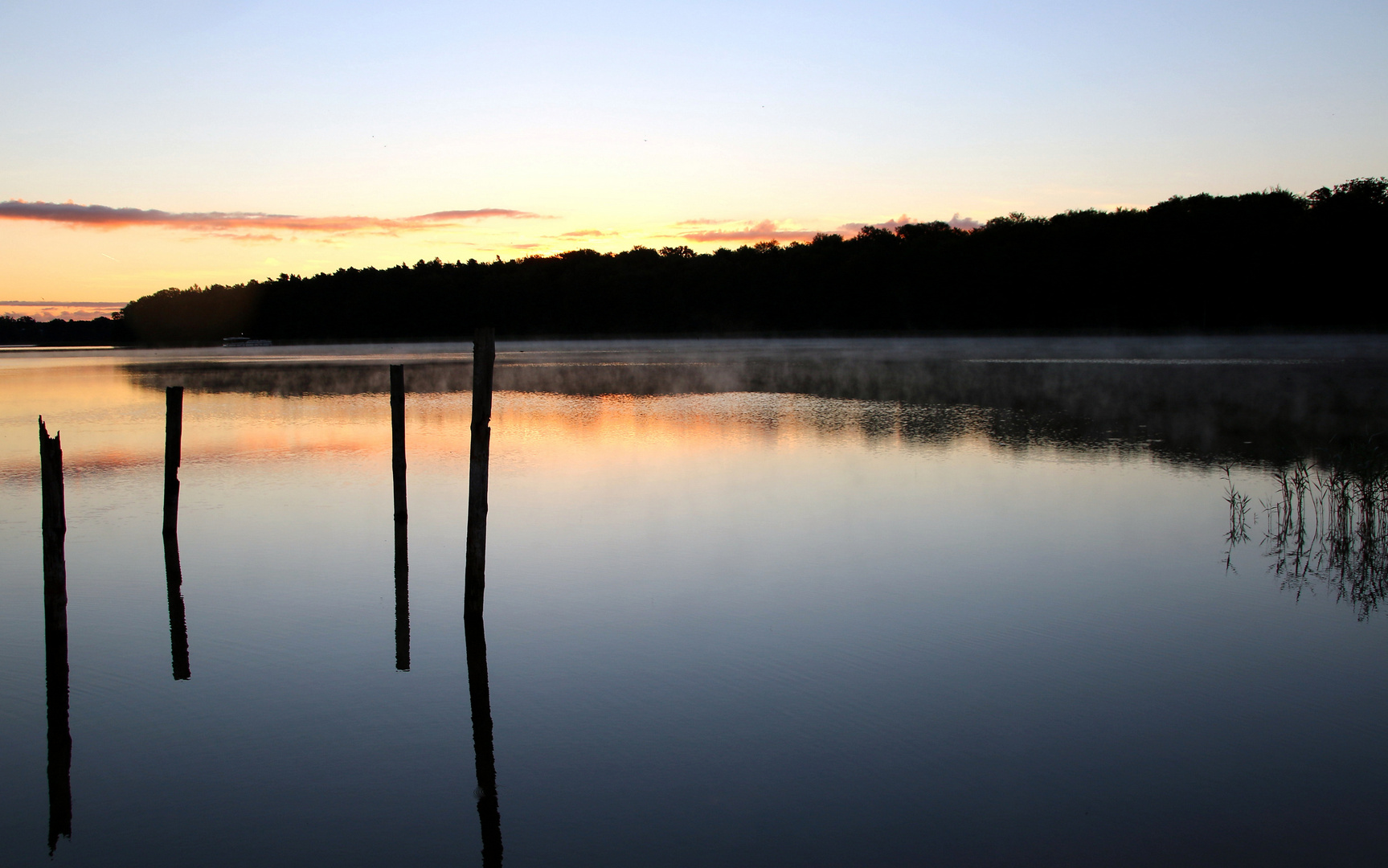 Morgens am See