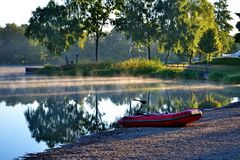 Morgens am See