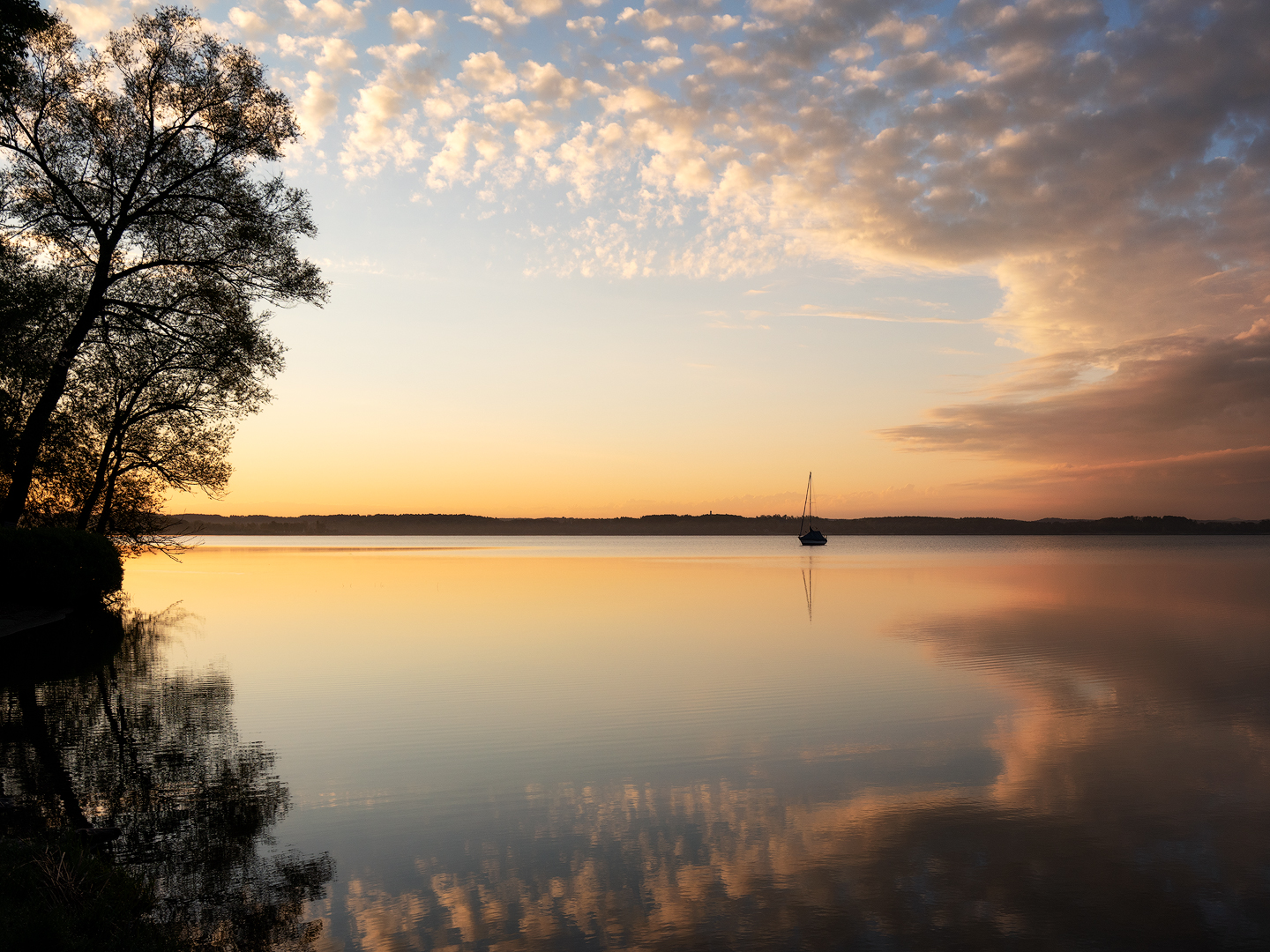 Morgens am See