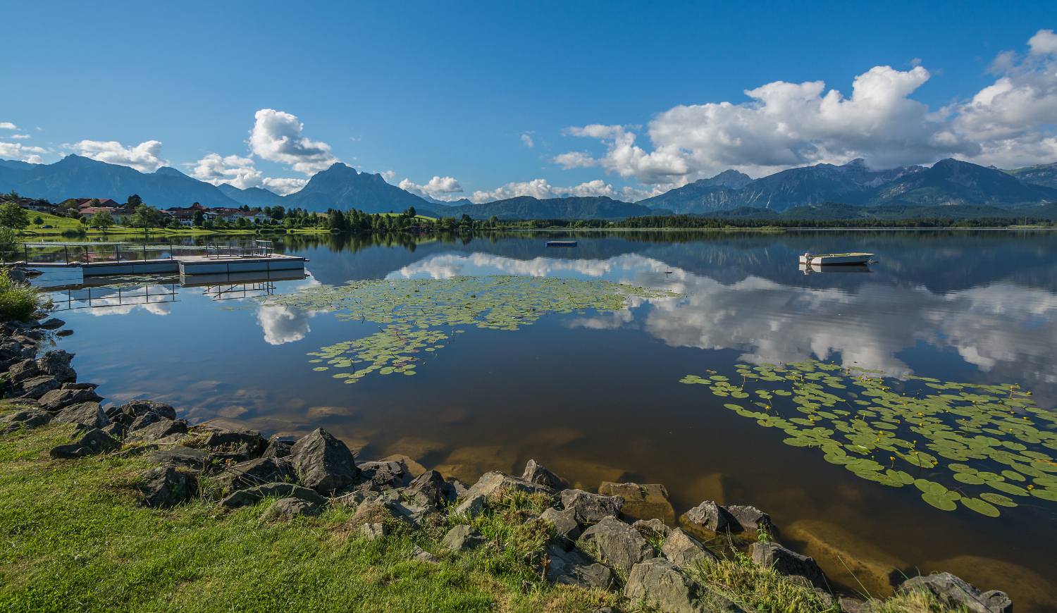 Morgens am See