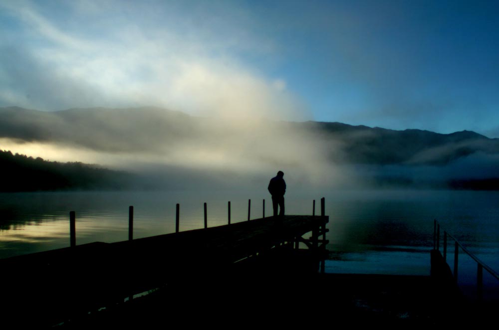 Morgens am See von Susanna Dropschl 