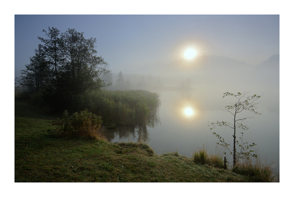 Morgens am See