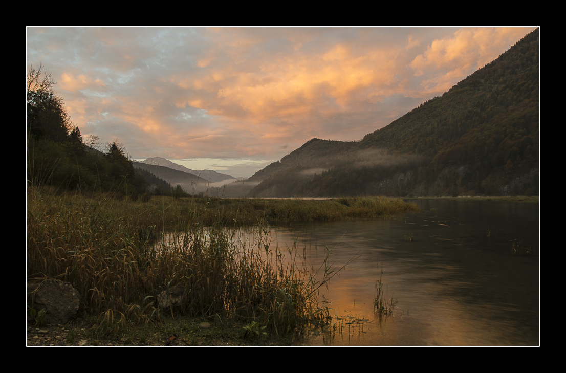 Morgens am See