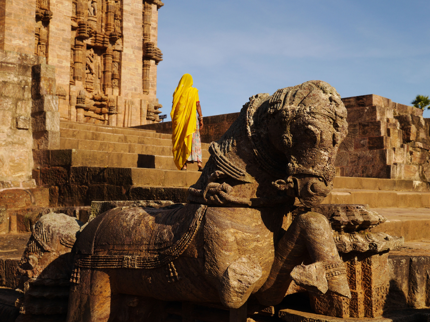 Morgens am Sonnentempel von Konark