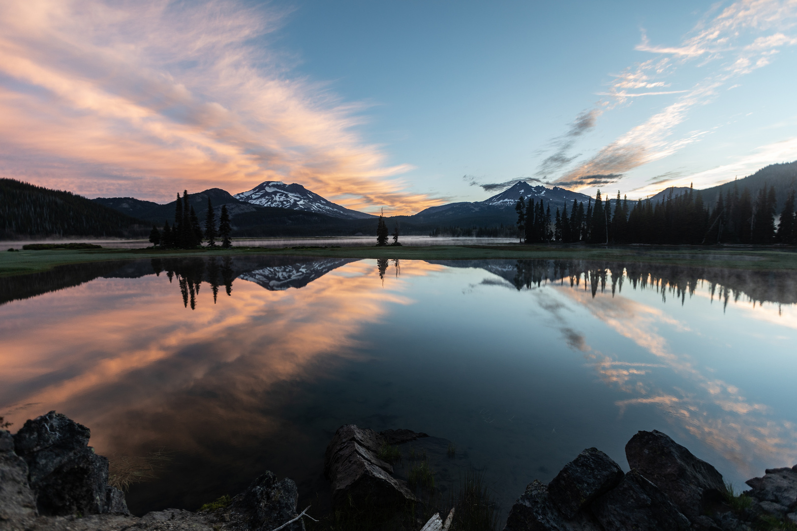 Morgens am Sparks Lake 