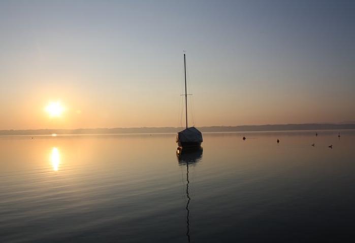 Morgens am Starnberger See
