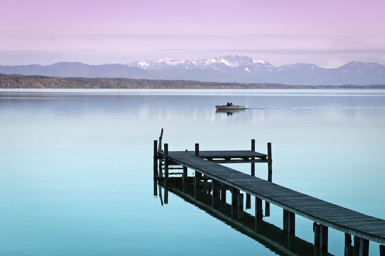 Morgens am Starnberger See