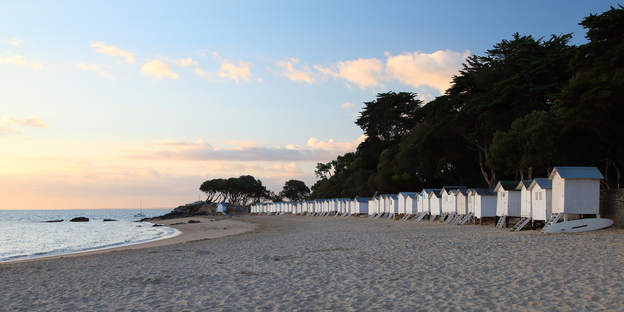 Morgens am Strand