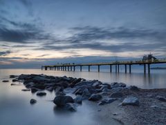 morgens am Strand