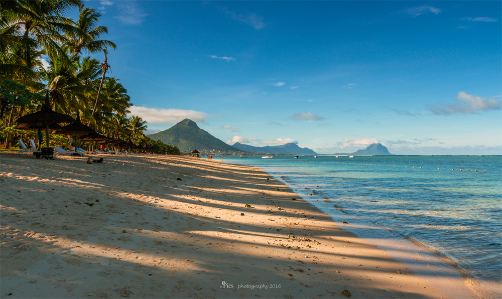 Morgens am Strand