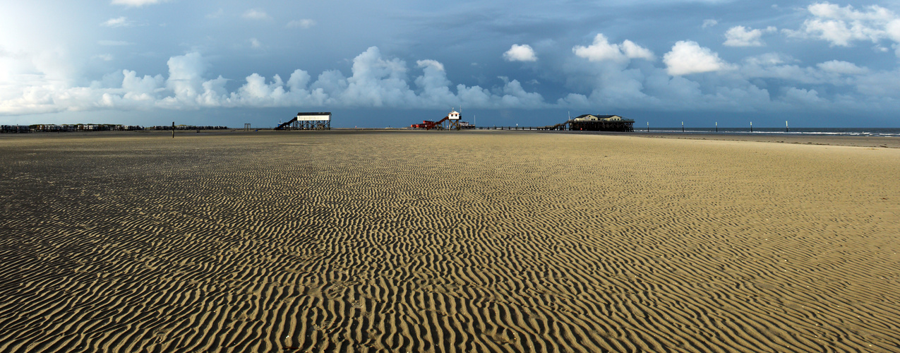 Morgens am Strand