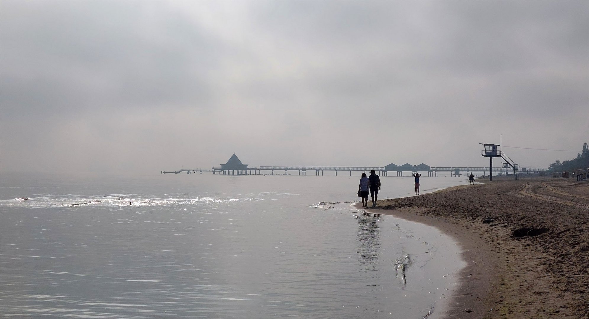 Morgens am Strand ...