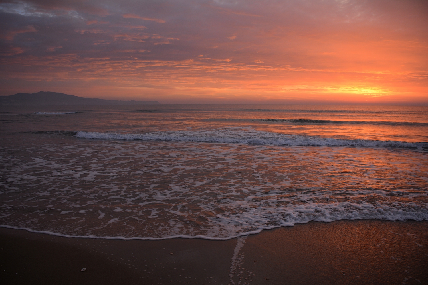 morgens am Strand