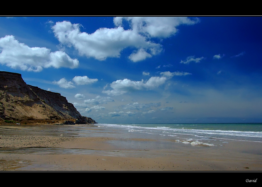 Morgens am Strand