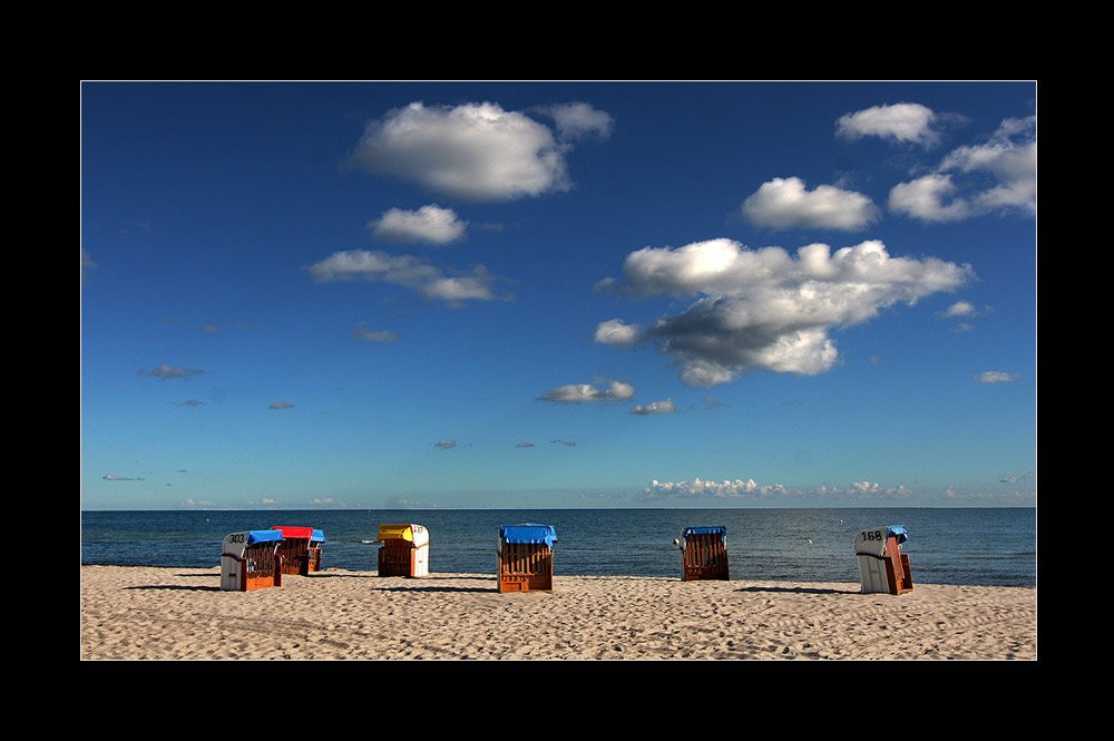 morgens am Strand