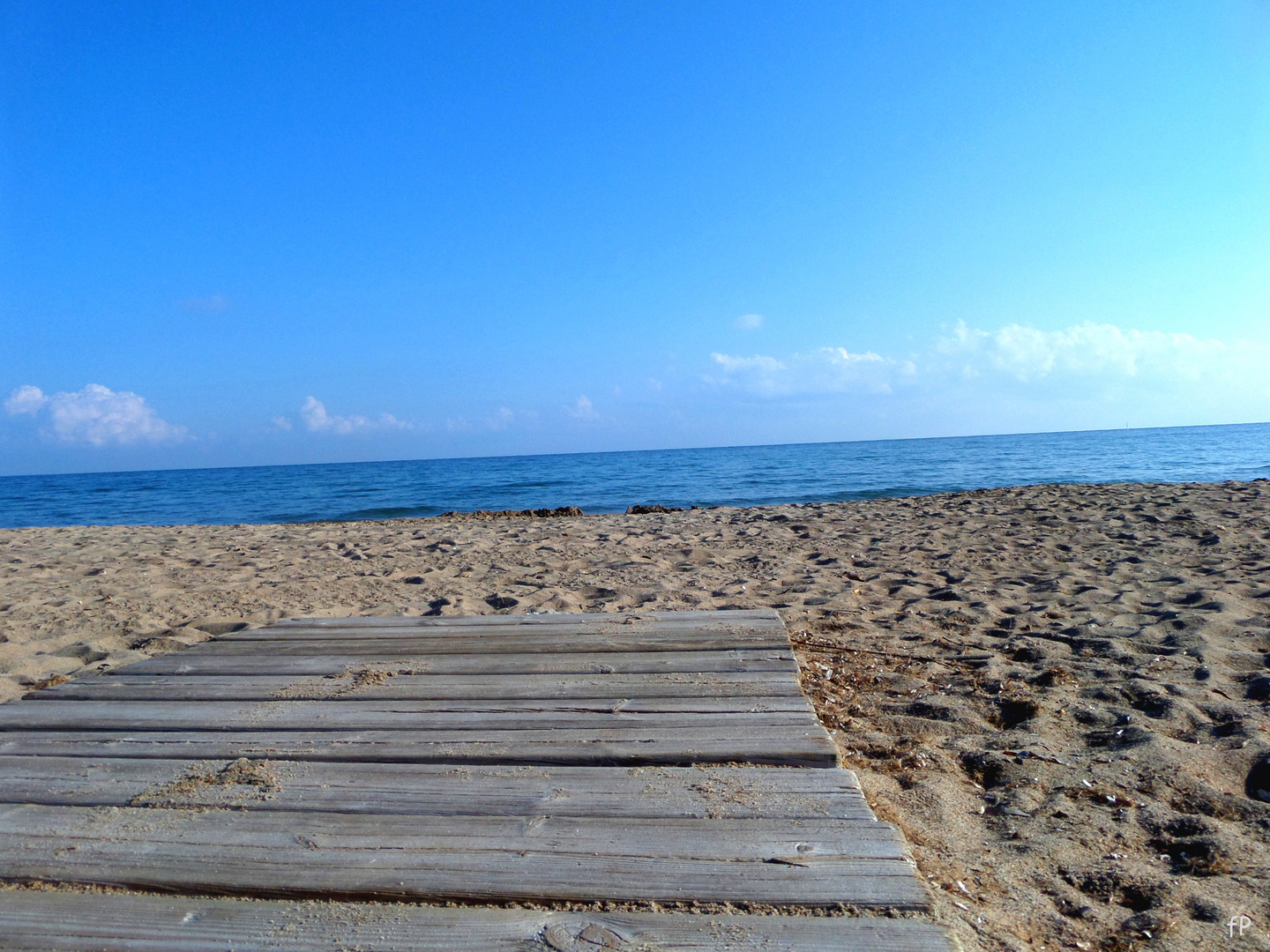 Morgens am Strand