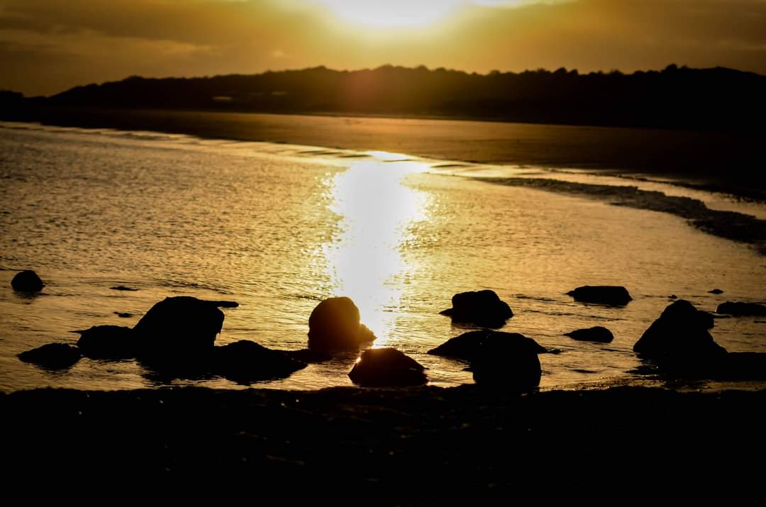 Morgens am Strand 