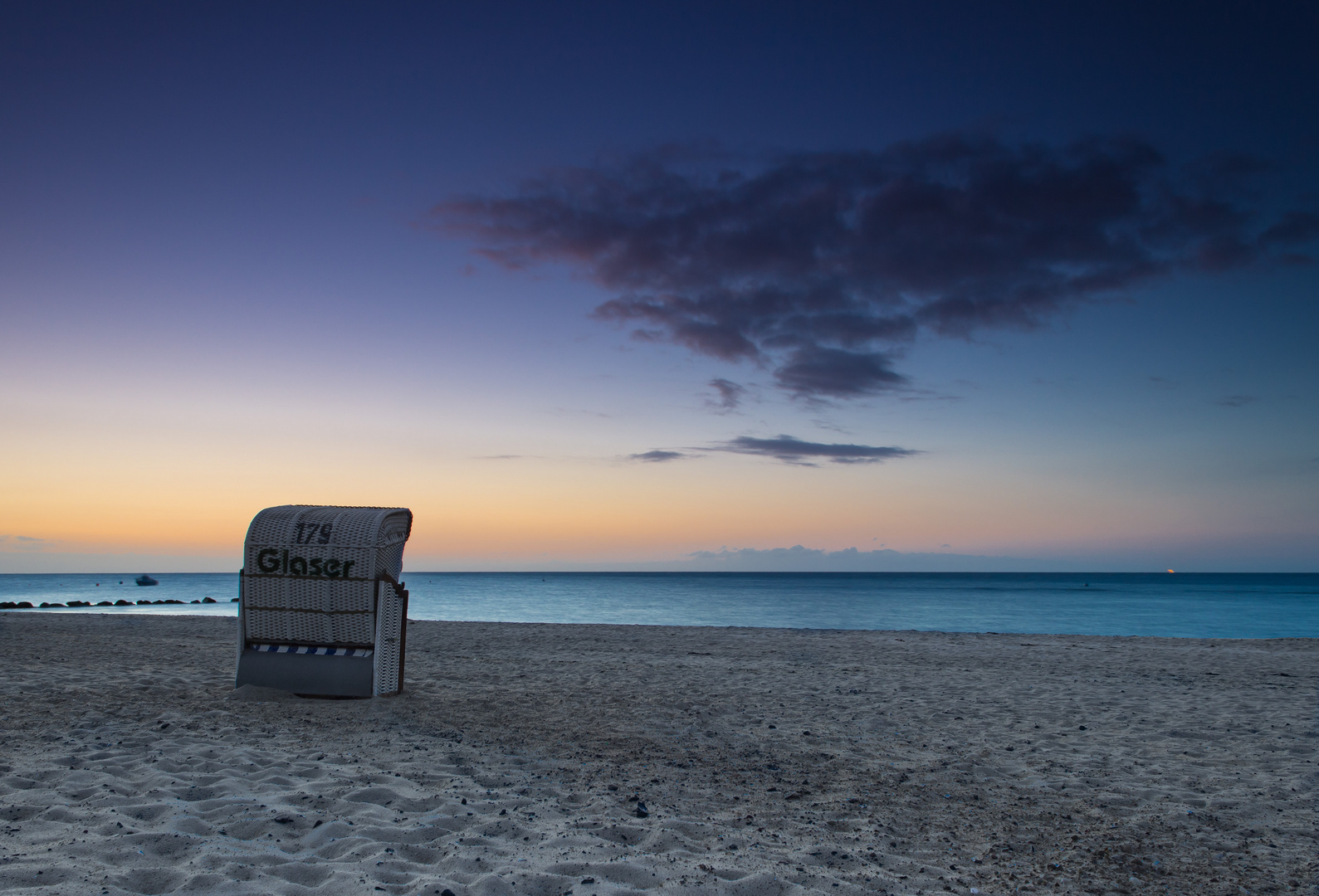 Morgens am Strand