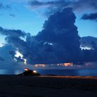 Morgens am Strand in playa del carmen ...