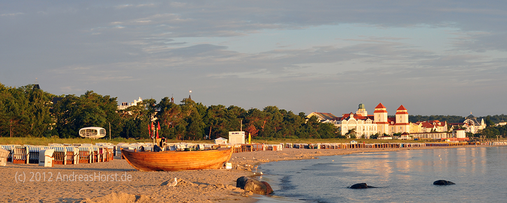 Morgens am Strand von Binz Rügen