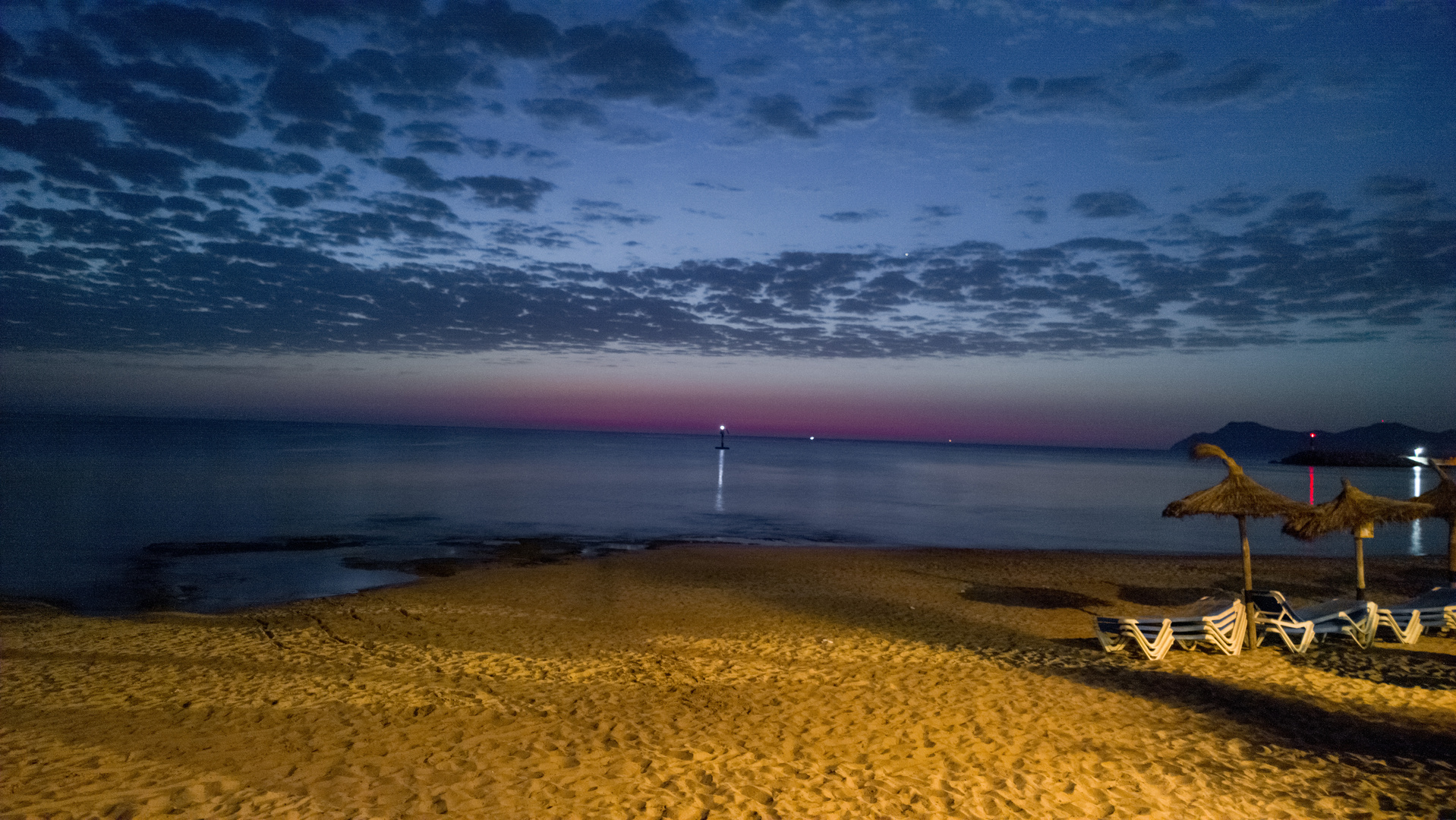 Morgens am Strand von Can Picafort