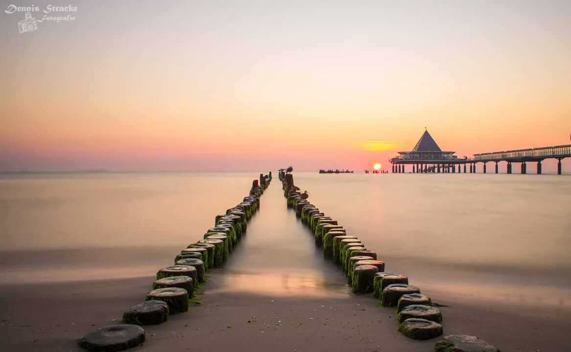 Morgens am Strand von Usedom