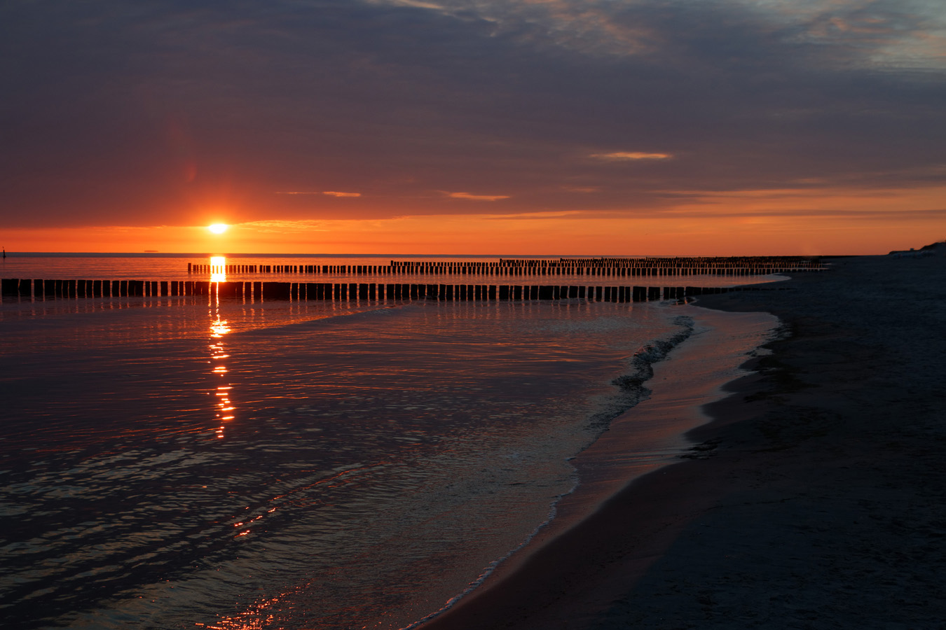 Morgens am Strand von Zingst