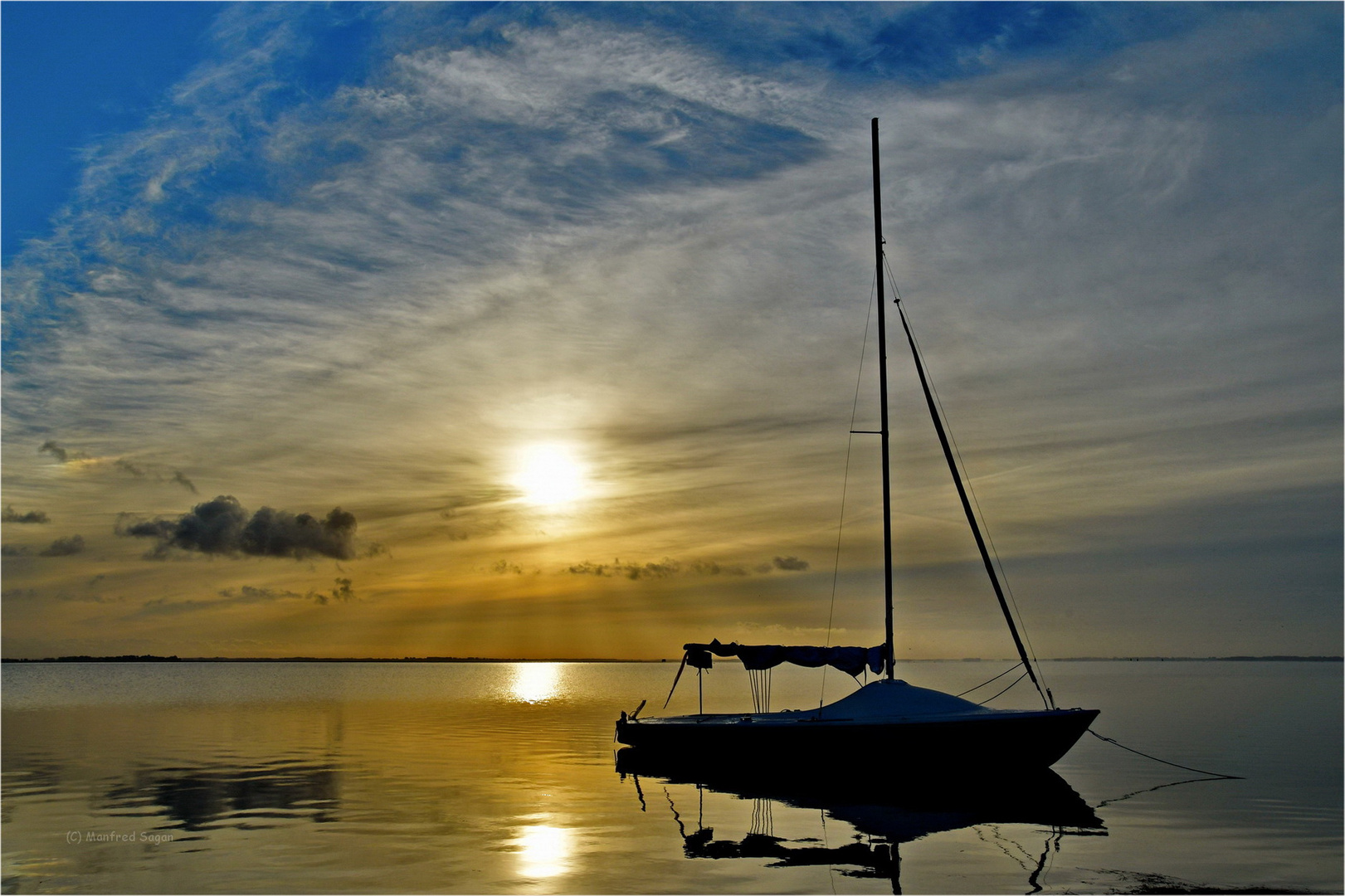 Morgens am Strelasund