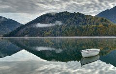 Morgens am Sylvensteinspeicher