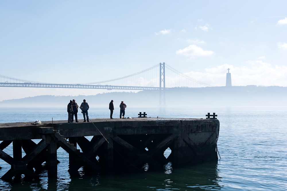 Morgens am Tejo