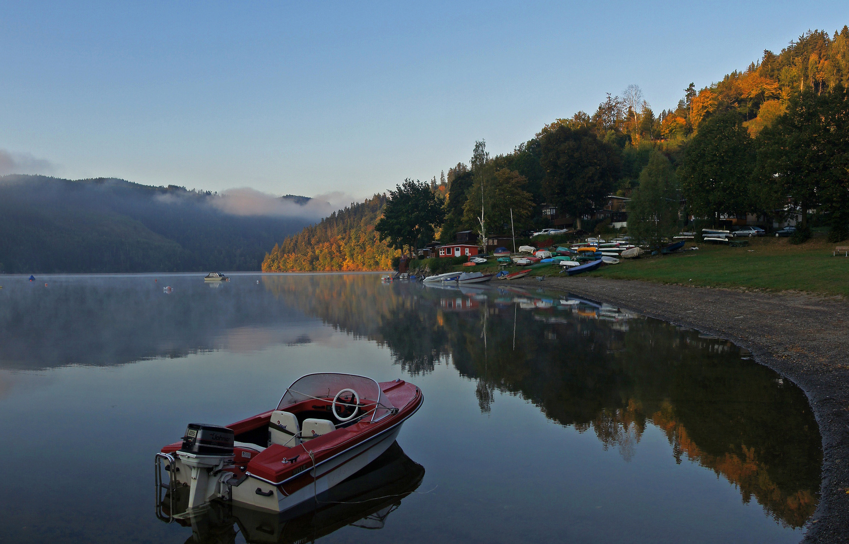 Morgens am "Thüringer Meer"