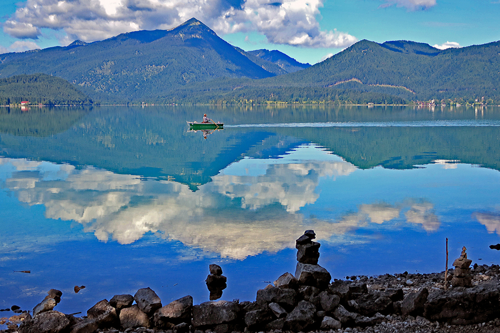 Morgens am Walchensee