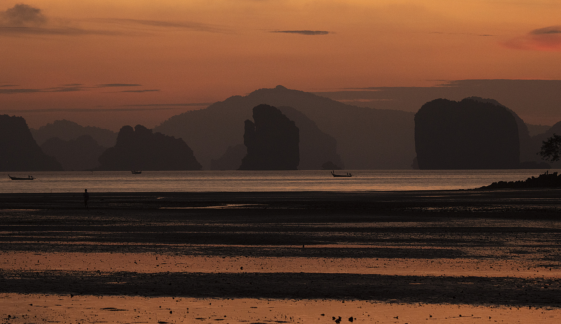 Morgens am Wattenmeer von Phangnga