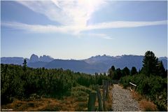 Morgens am Weg in die Villanderer Berge