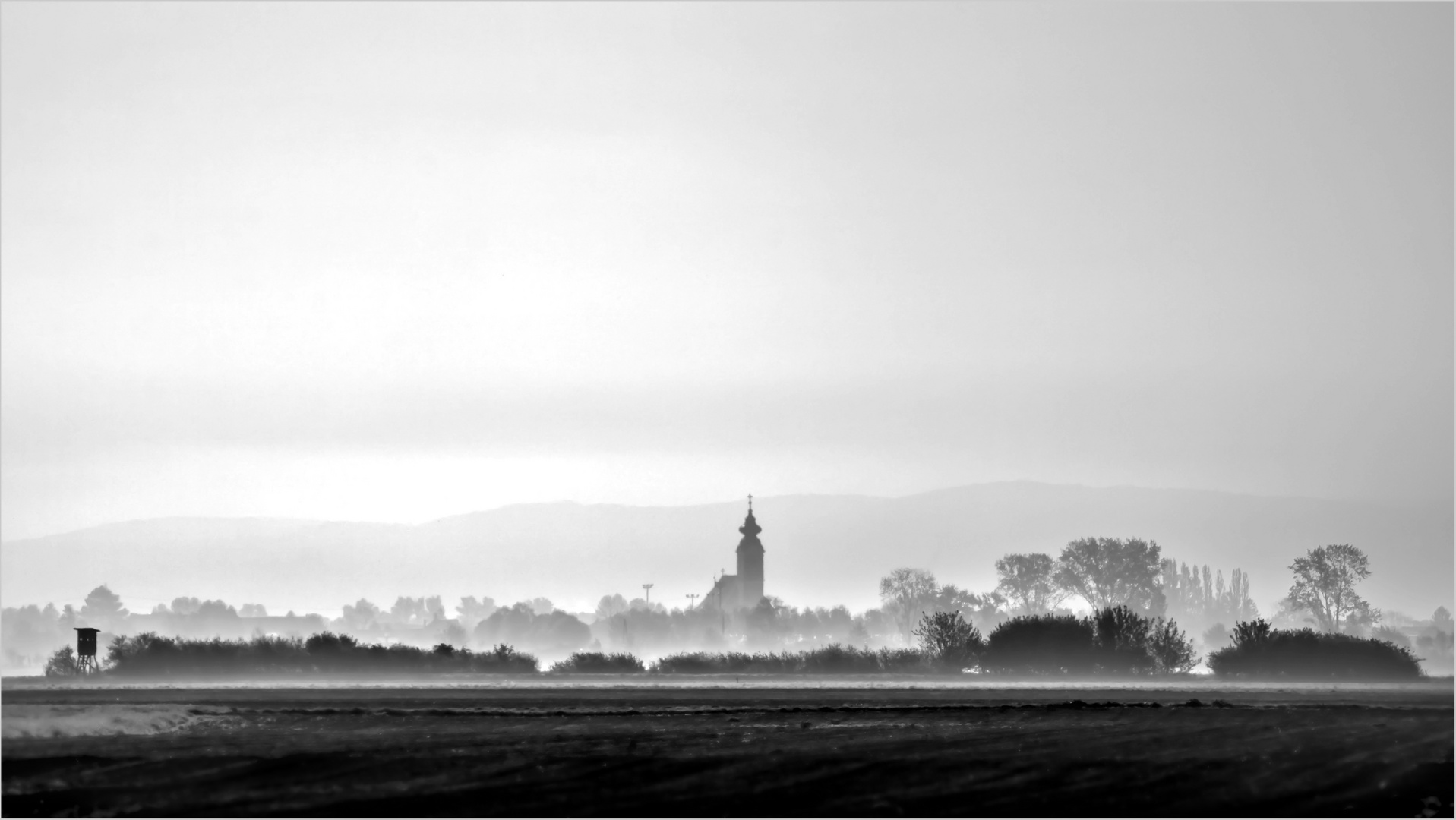 Morgens am Weg zur Arbeit