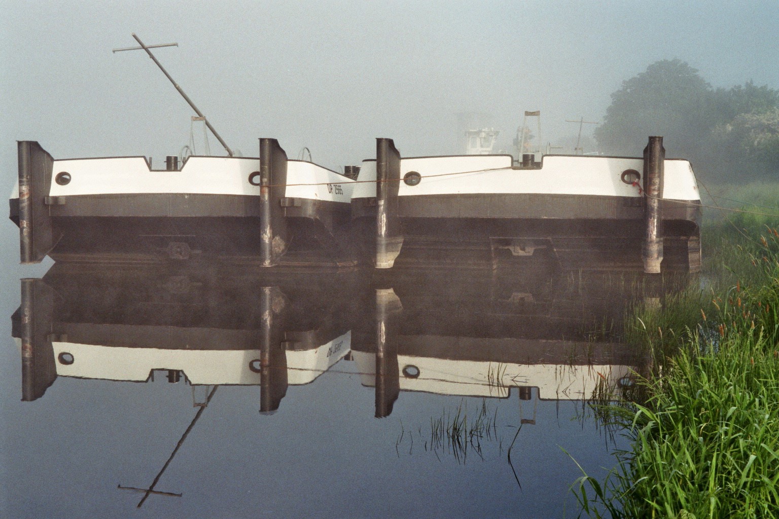 Morgens am Weserwehr