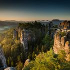 morgens an der Basteibrücke