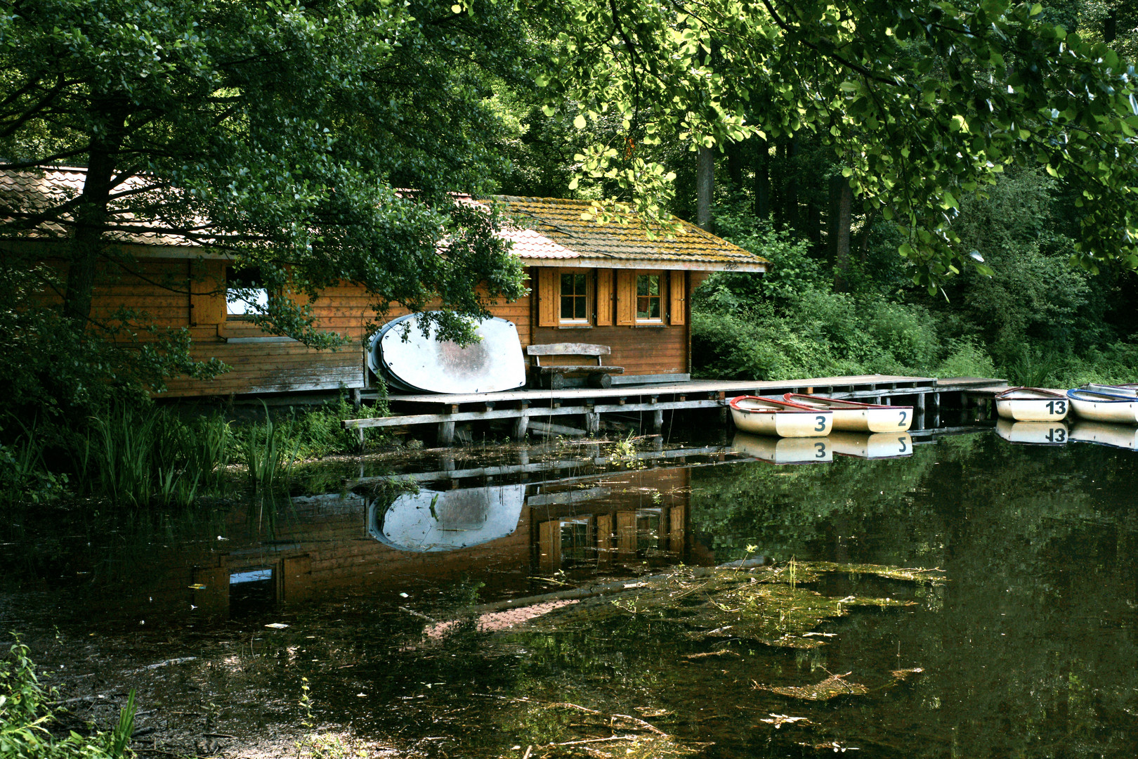 Morgens an der Bootsstation